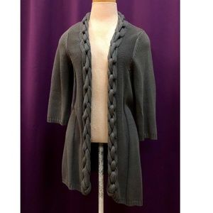 Gray Anthropologie Sparrow S/M Cardigan